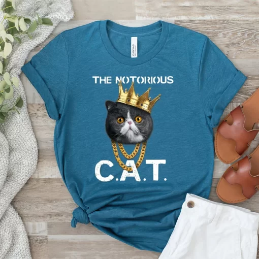 The Notorious Cat T-Shirt, Funny Exotic Shorthair Cat Lover Shirt