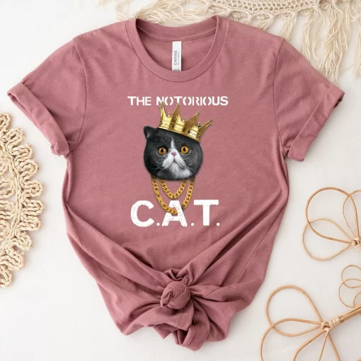 The Notorious Cat T-Shirt, Funny Exotic Shorthair Cat Lover Shirt