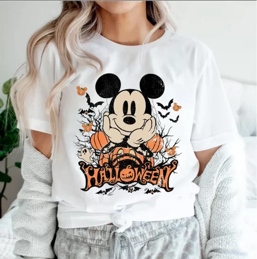 Vintage Mickey Halloween Halloween T-Shirt