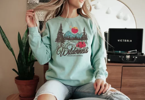 Wilderness Mountain Camping T-Shirt