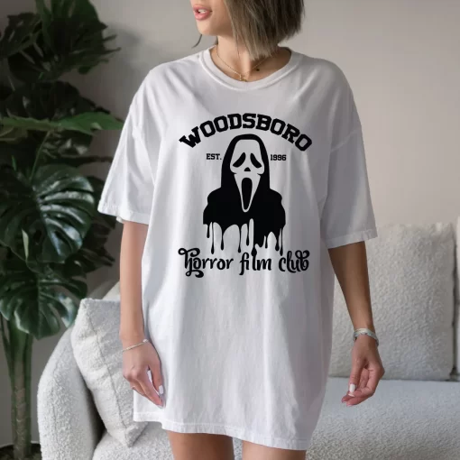 Woodsboro Est 1996 Horror Film Club T Shirt