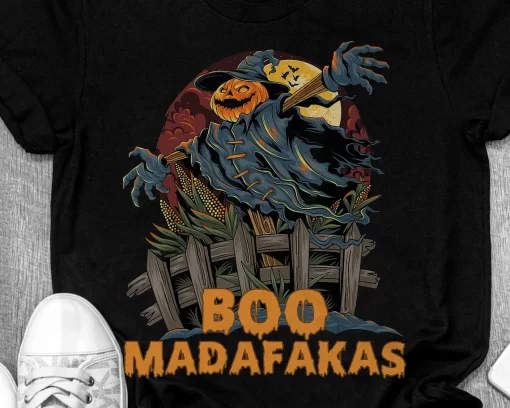Boo Boo Madafakas – Funny Boo Halloween Ghost T-Shirt