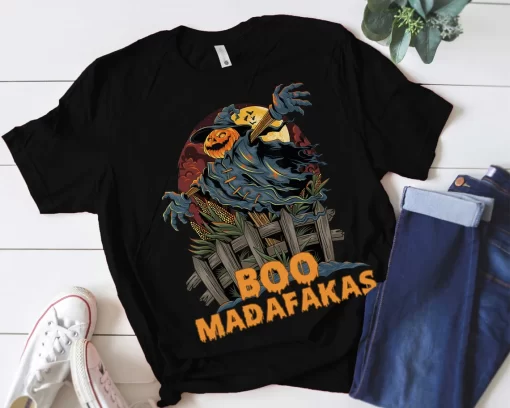 Boo Boo Madafakas – Funny Boo Halloween Ghost T-Shirt