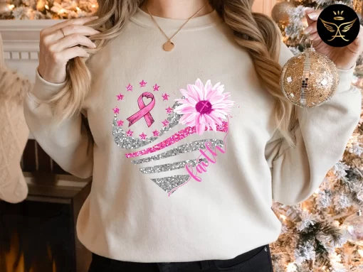 Breast Cancer Sweatshirt – Pink Ribbon Sweatshirt