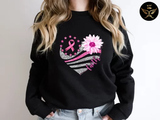 Breast Cancer Sweatshirt – Pink Ribbon Sweatshirt