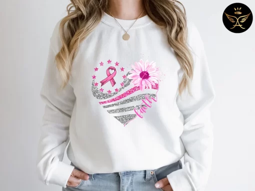 Breast Cancer Sweatshirt – Pink Ribbon Sweatshirt
