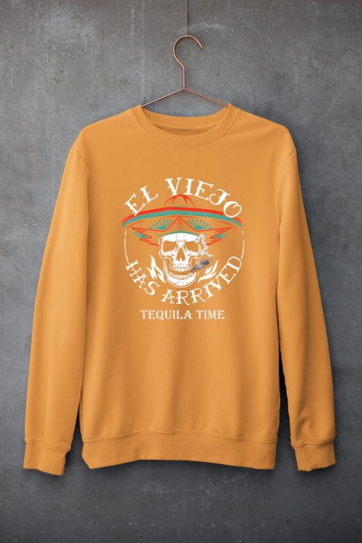 El Viejo Has Arrived Tequila Time Vintage T-Shirt
