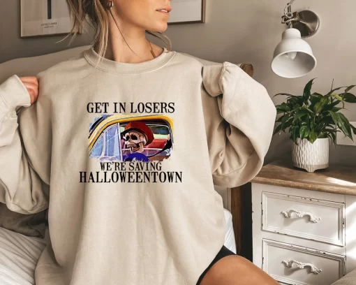 Get In Losers We’re Saving Halloween Town T-Shirt
