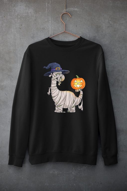 Halloween Zombie Mummy Dinosaur Witch Scary Boys Girls Kids T-Shirt