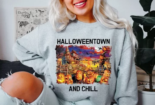 Halloweentown And Chill Sweatshirt