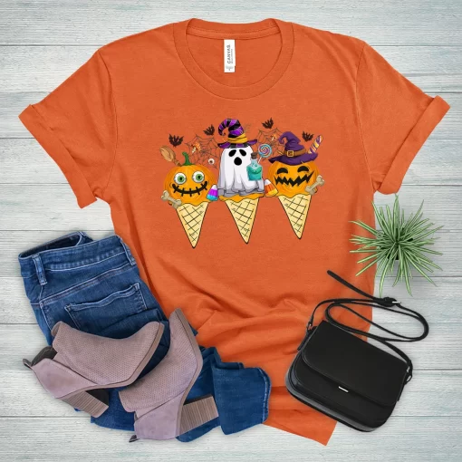 Happy Halloween Ice Cream T-Shirt