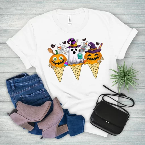 Happy Halloween Ice Cream T-Shirt