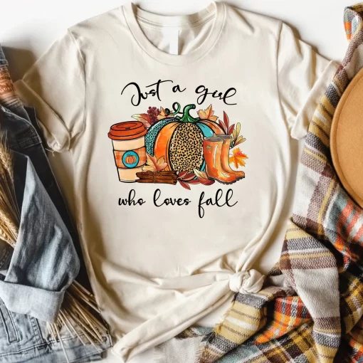 Just A Girl Who Loves Fall T-Shirt