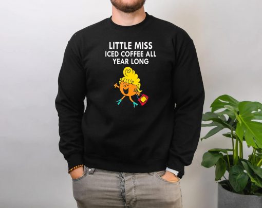 Little Miss Iced Coffee All Year Long T-Shirt