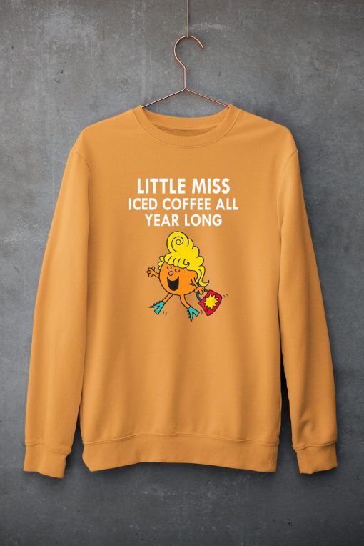 Little Miss Iced Coffee All Year Long T-Shirt