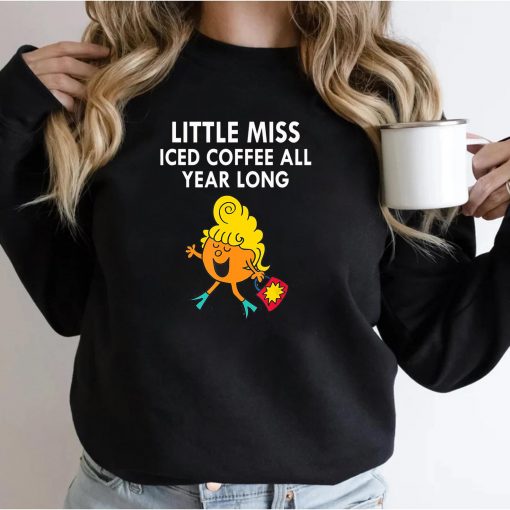 Little Miss Iced Coffee All Year Long T-Shirt