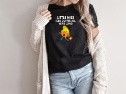 Little Miss Iced Coffee All Year Long T-Shirt