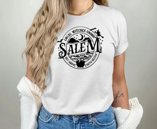 Local Witches Union Salem Halloween T-Shirt