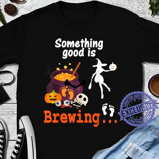 Something Good Is Brewing Halloween T-Shirt