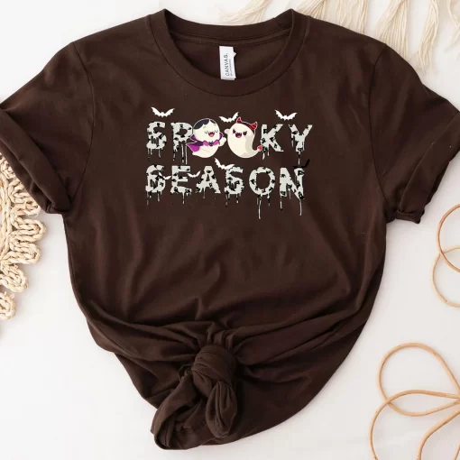 Spooky Season Ghost Halloween T-Shirt