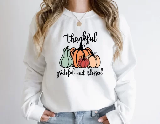 Thankful Grateful And Blessed T-Shirt