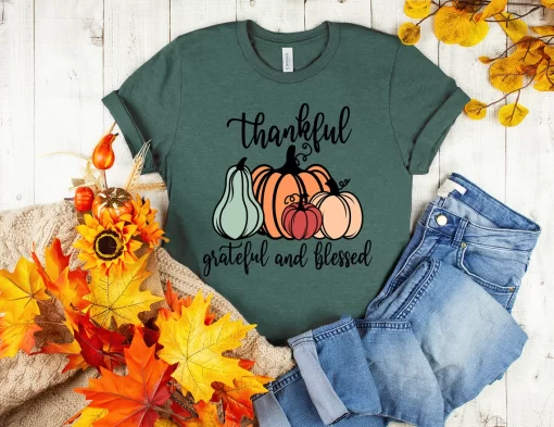 Thankful Grateful And Blessed T-Shirt