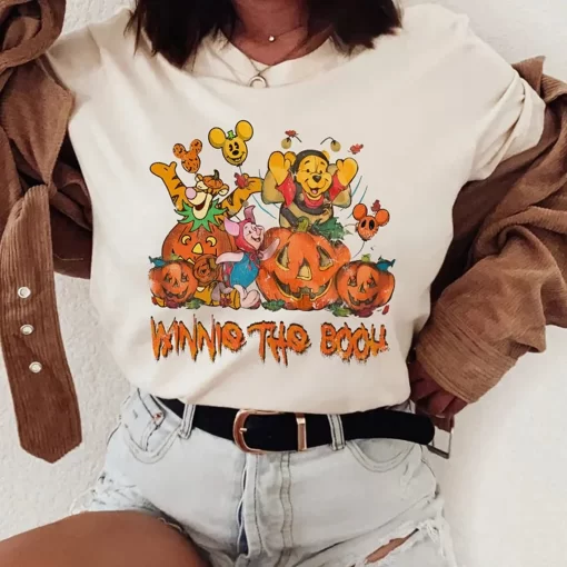 Vintage Winnie The Pooh Halloween T-Shirt
