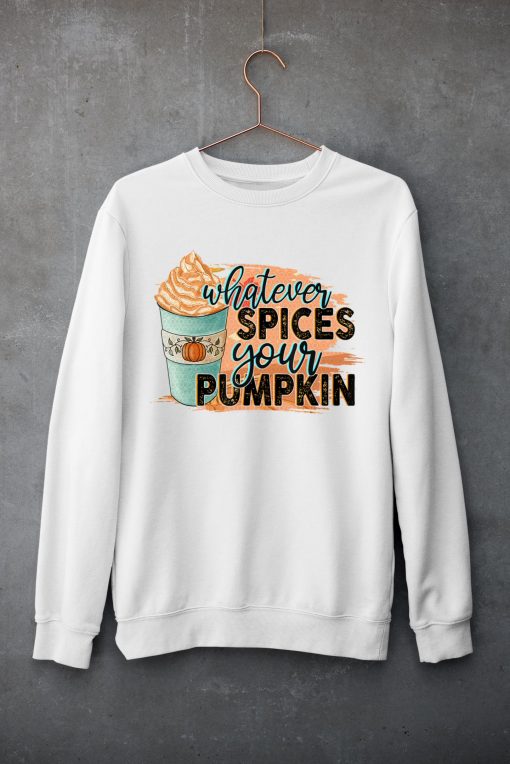 Whatever Spices Your Pumpkin – Autumn Halloween Thanksgiving T-Shirt