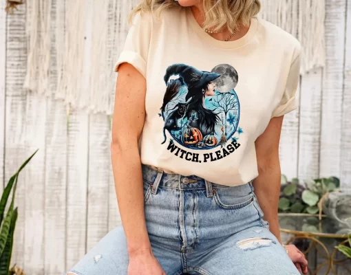 Witch Please Halloween T-Shirt