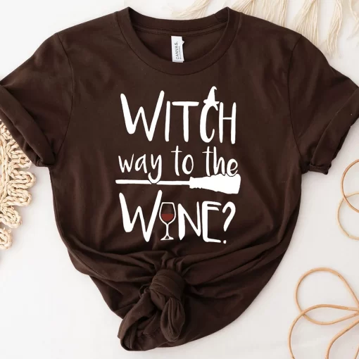 Witch Way To The Wine T-Shirt