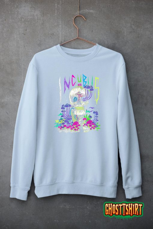 A Crow Left Skull Morning And Flower Incubus View T-Shirt