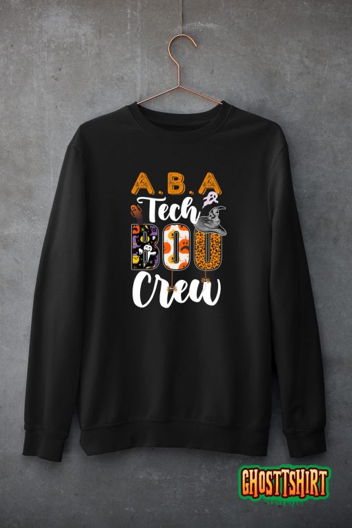 ABA Tech Boo Crew Ghost Halloween ABA Technician Matching T-Shirt