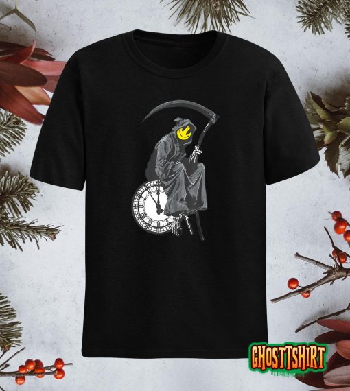 Banksy’s Grim Reaper Clock T-Shirt