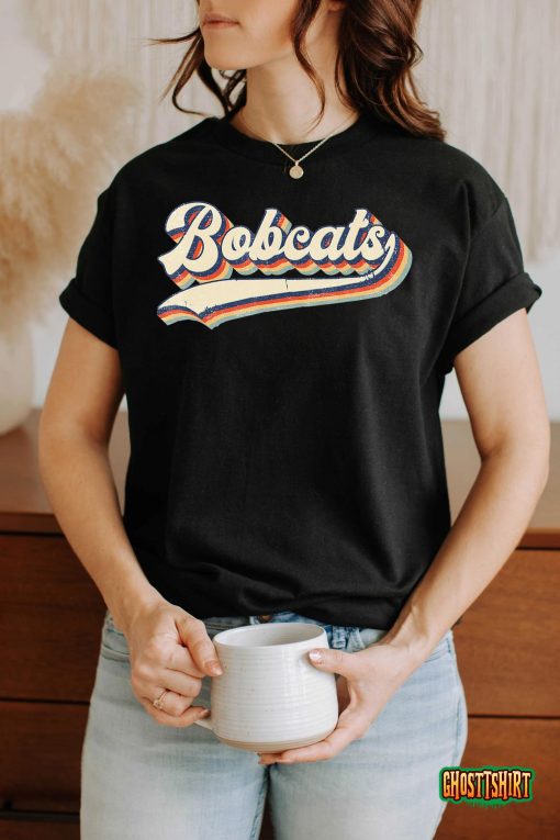 Bobcats Sports Name Vintage Retro Gift Men Women Boy Girl T-Shirt