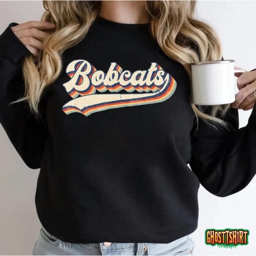 Bobcats Sports Name Vintage Retro Gift Men Women Boy Girl T-Shirt