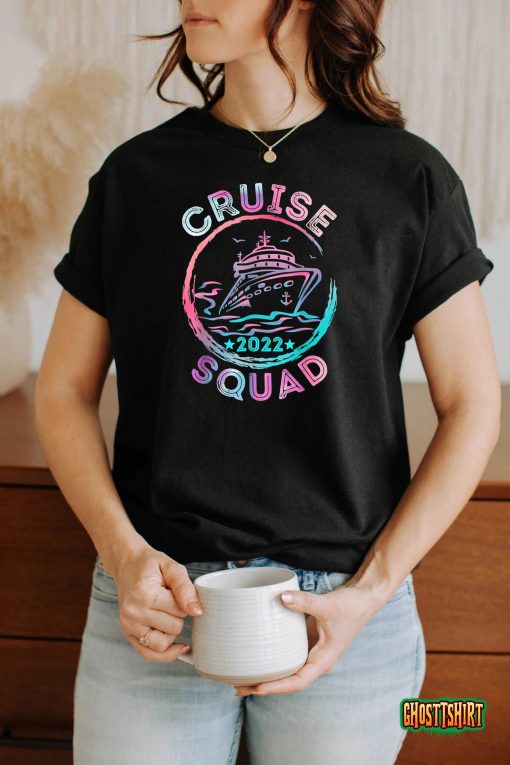 Cruise Squad 2022 Matching Family Group With Anchor T-Shirt