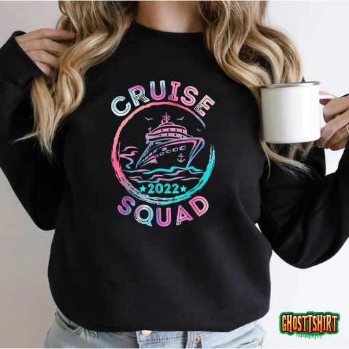 Cruise Squad 2022 Matching Family Group With Anchor T-Shirt