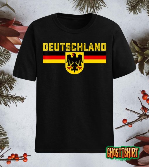 Deutschland Germany Flag Eagle German National Men Women T-Shirt