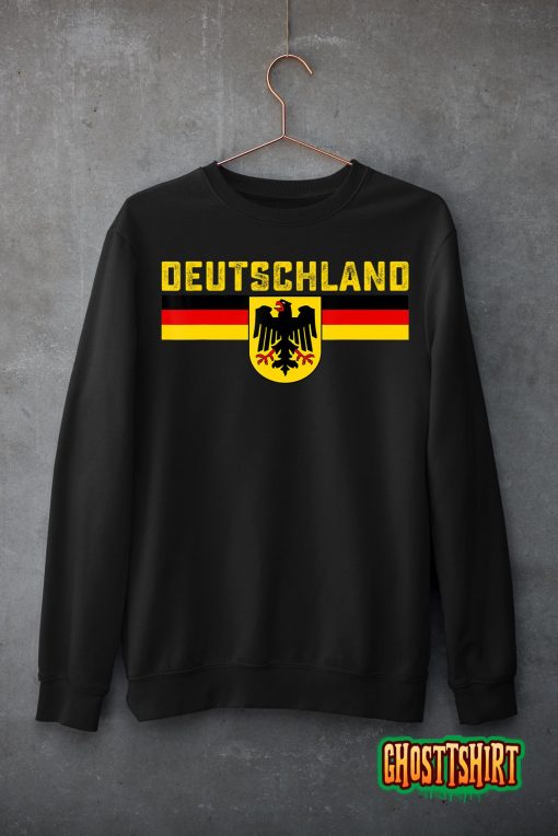 Deutschland Germany Flag Eagle German National Men Women T-Shirt