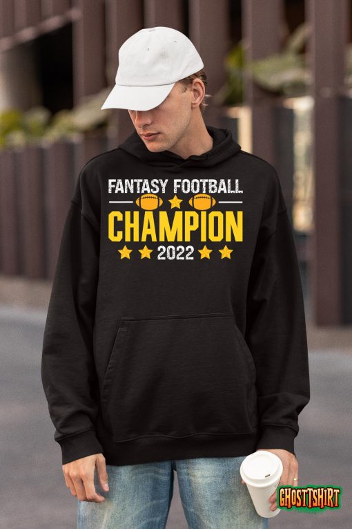 Fantasy Football Champion 2022 Football Season Champ T-Shirt