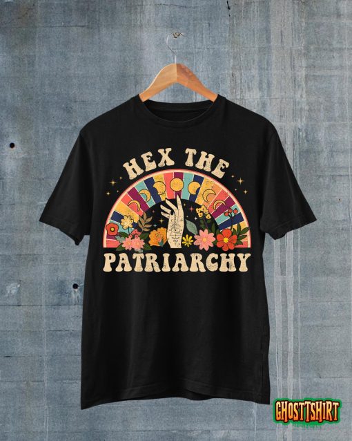 Feminist Witch Hex The Patriarchy Halloween Witch Vibes T-Shirt
