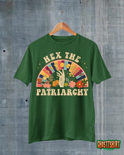 Feminist Witch Hex The Patriarchy Halloween Witch Vibes T-Shirt