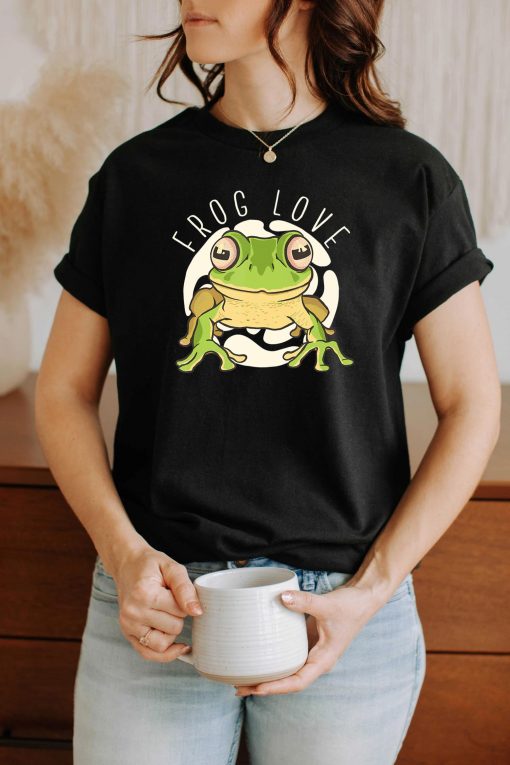 Frog Love Toad Frog Catcher Hunter Amphibian Catching T-Shirt