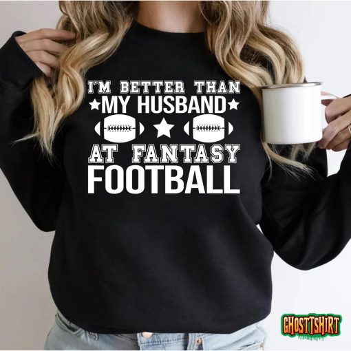 Funny Fantasy Football Wife Women 2022 T-Shirt