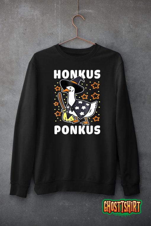 Funny Halloween Witches Duck Cute Honkus Ponkus Gifts T-Shirt