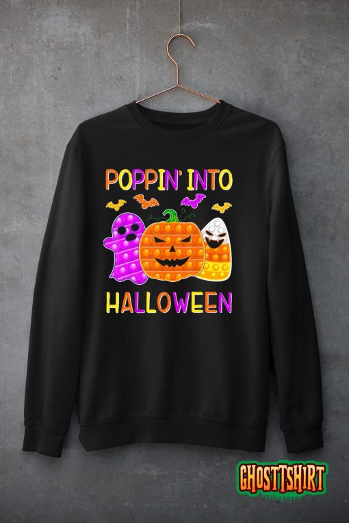 Halloween Pop It Poppin Into Halloween Fidget Toy Girl Classic T-Shirt