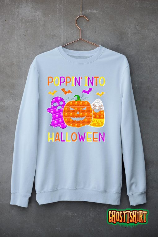 Halloween Pop It Poppin Into Halloween Fidget Toy Girl Classic T-Shirt