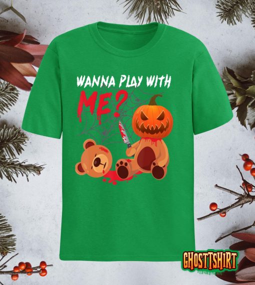Halloween Pumpkin Creepy Cute Murder Headless Bear Doll Classic T-Shirt