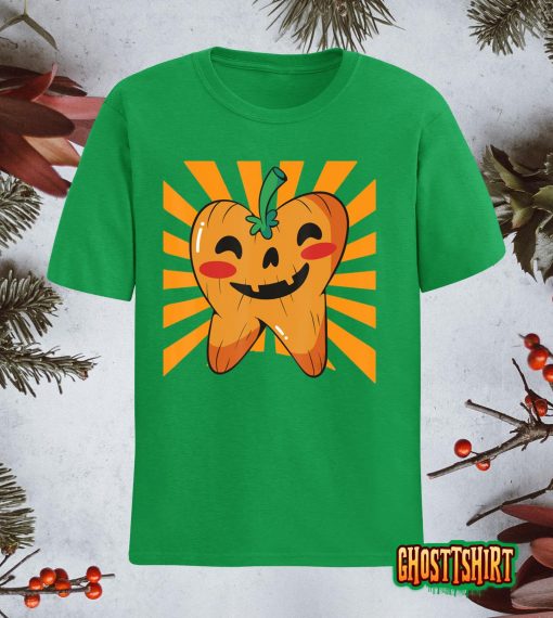 Halloween Pumpkin Dentist Tooth Classic T-Shirt