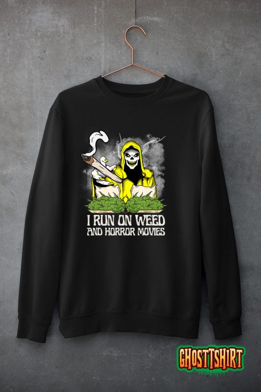 Halloween Skeleton Weed Cannabis Classic T-Shirt